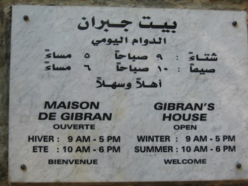 Casa de Kahlil Gibrán.